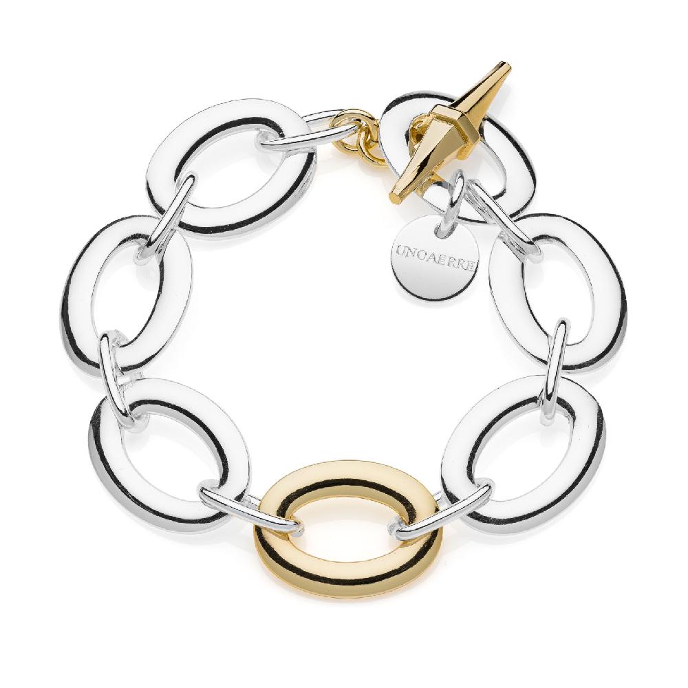 Unoaerre Bracciale donna bicolore Infinity | UNOAERRE Gioielli