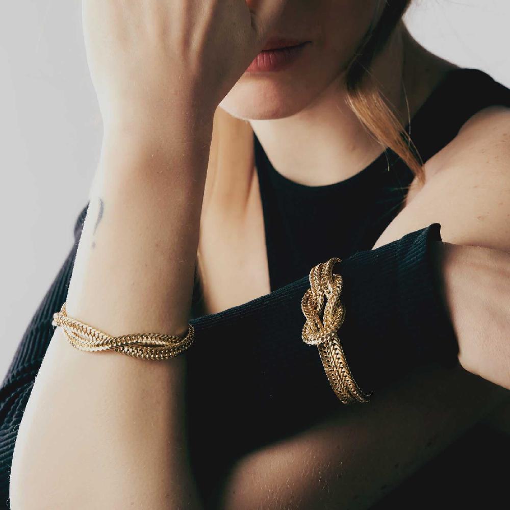 Unoaerre Bracciale Donna Coda Di Volpe A Intreccio | UNOAERRE Gioielli