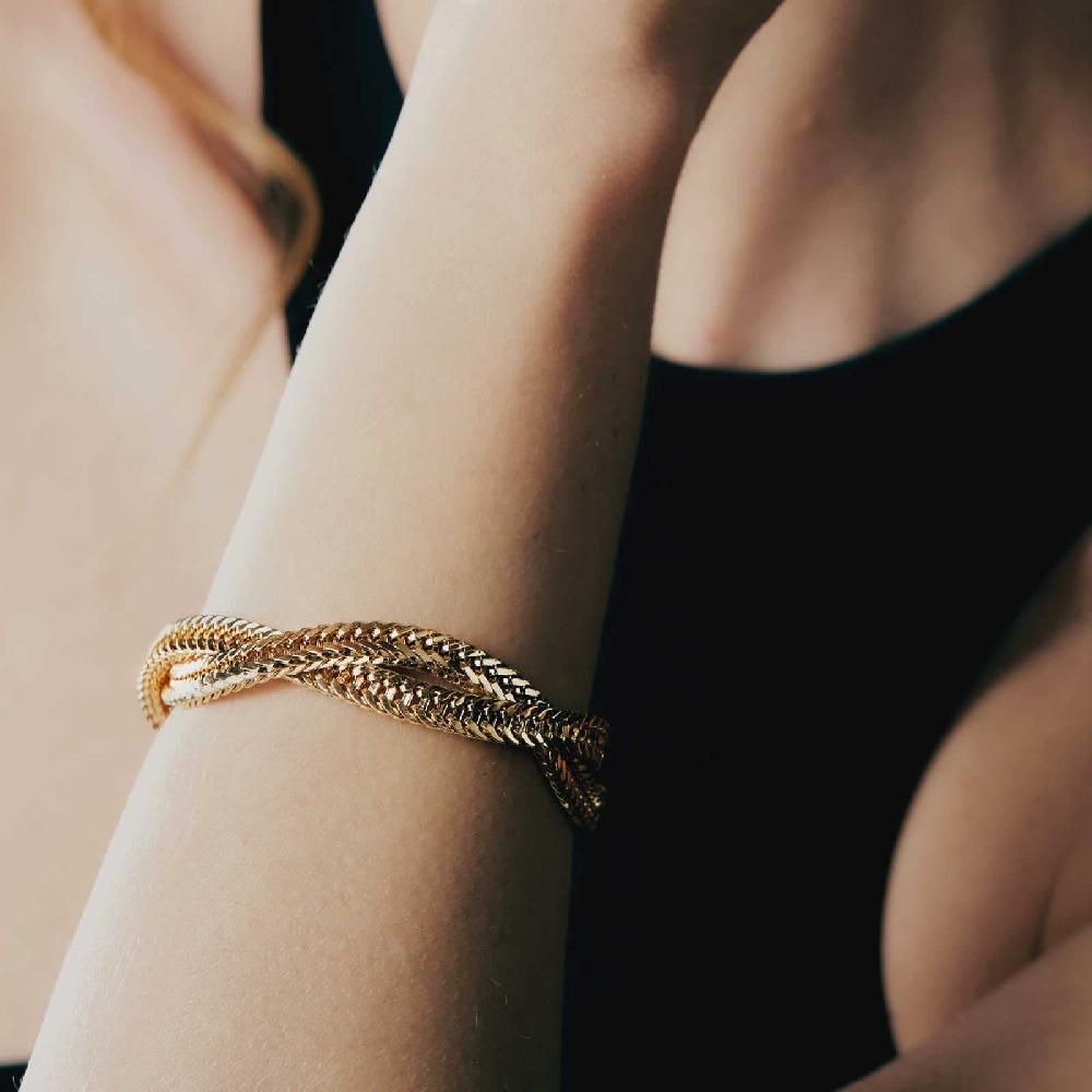 Unoaerre Bracciale Donna Coda Di Volpe A Intreccio | UNOAERRE Gioielli