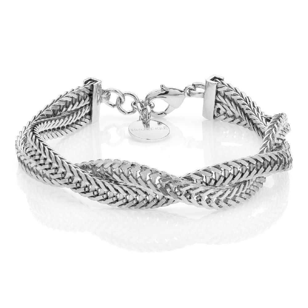 Unoaerre Bracciale donna coda di volpe a intreccio | UNOAERRE Gioielli