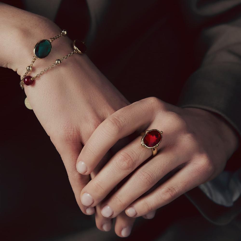 Unoaerre Bracciale Donna Con Pietre Rosse E Verdi | UNOAERRE Gioielli