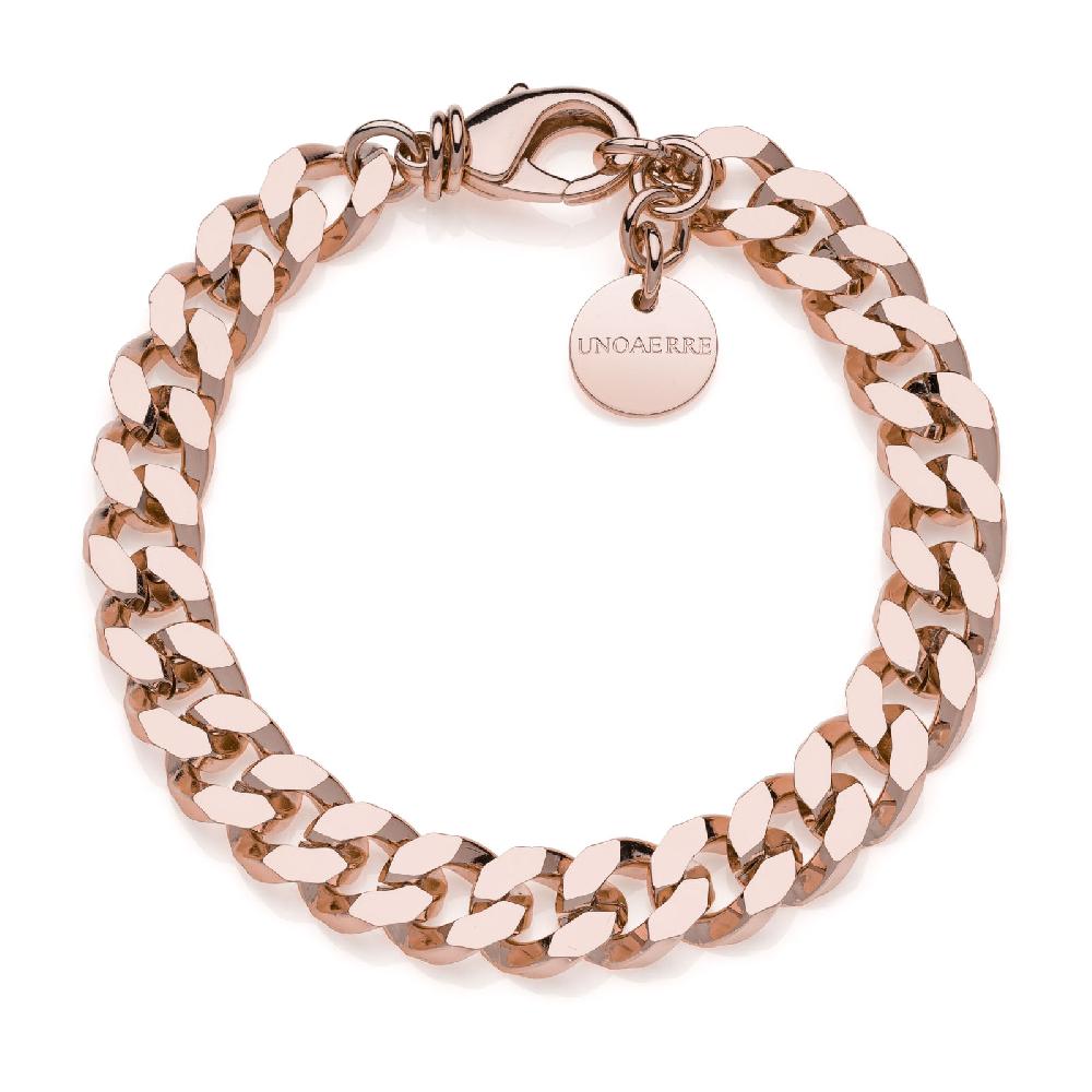 Unoaerre Bracciale donna groumette rose gold | UNOAERRE Gioielli