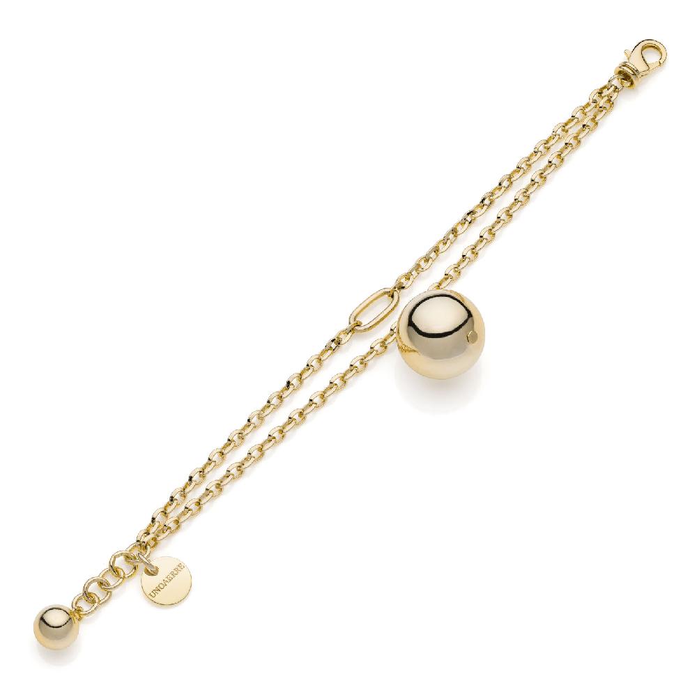 Unoaerre Bracciale Dorato Con Ciondolo | UNOAERRE Gioielli