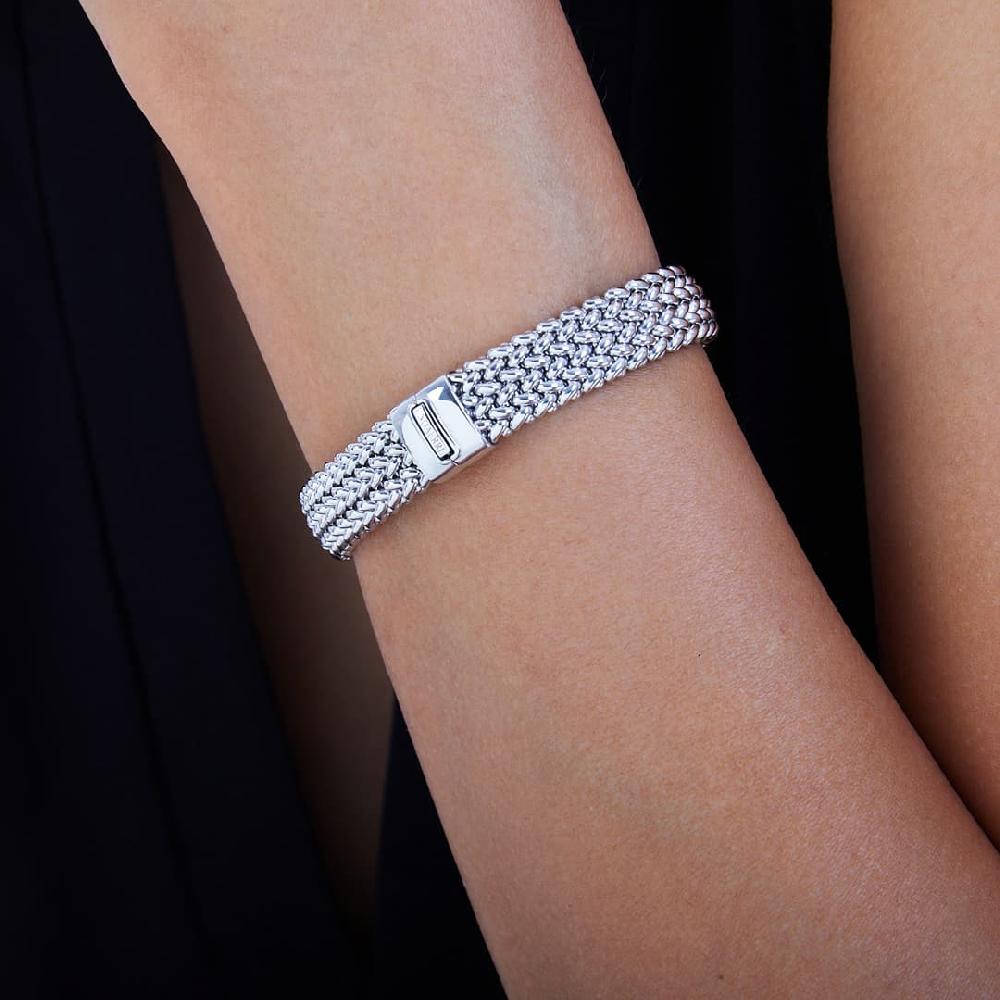 Unoaerre Bracciale In Argento Bianco 510198 | UNOAERRE Gioielli