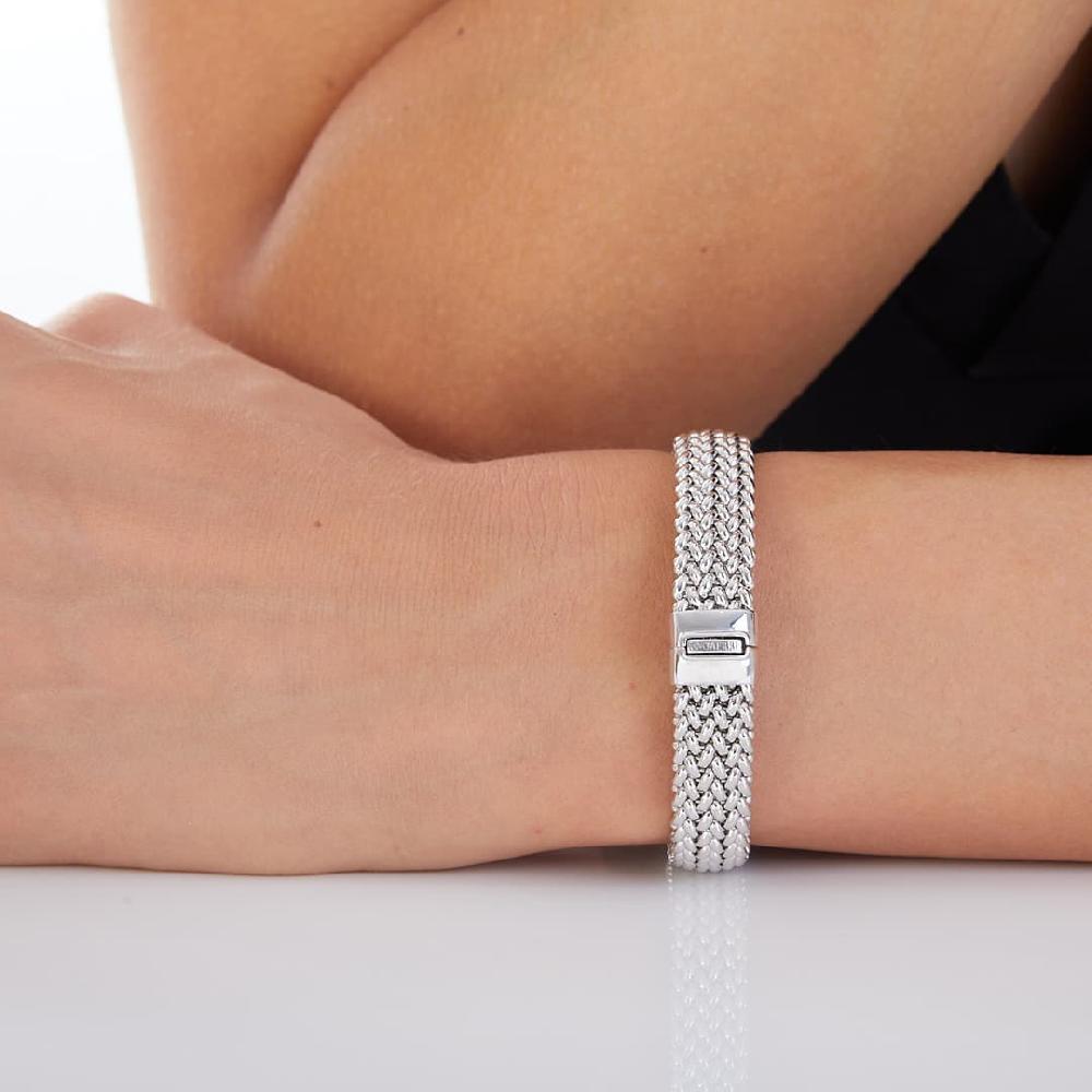 Unoaerre Bracciale In Argento Bianco 510198 | UNOAERRE Gioielli