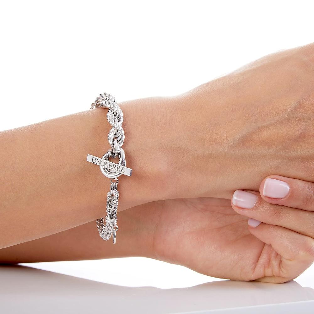 Unoaerre Bracciale In Argento Bianco 515115 | UNOAERRE Gioielli