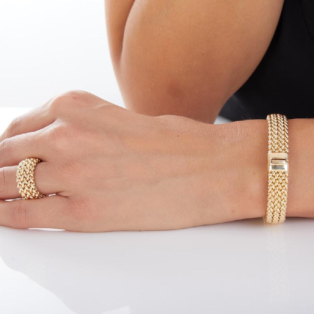 Unoaerre Bracciale In Argento Dorato 510197 | UNOAERRE Gioielli