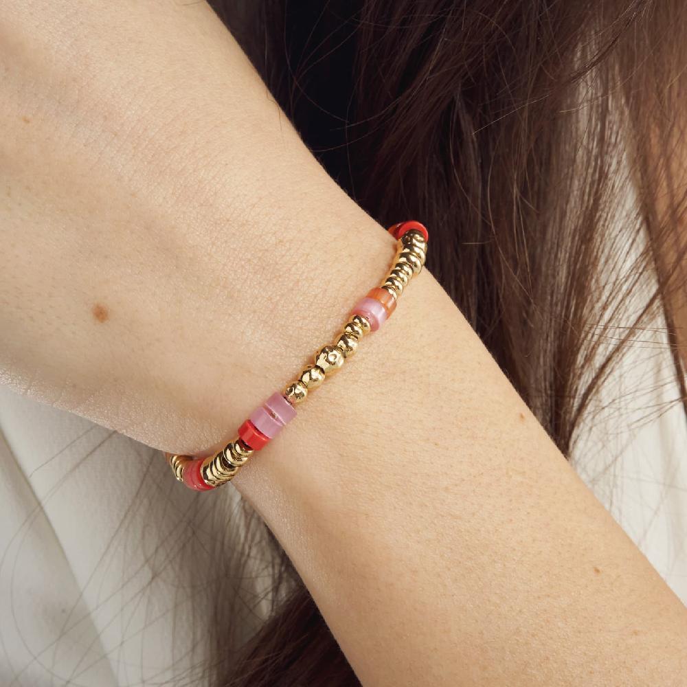 Unoaerre Bracciale In Argento Dorato Con Pietre Colorate | UNOAERRE Gioielli