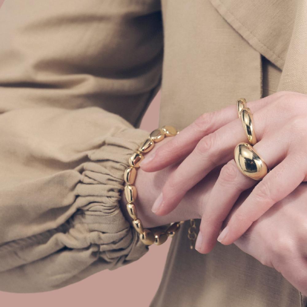 Unoaerre Bracciale In Argento Dorato | UNOAERRE Gioielli