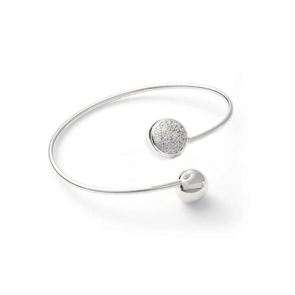 Unoaerre Bracciale in argento e pavé di zirconi | UNOAERRE Gioielli