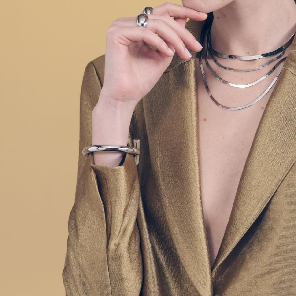 Unoaerre Bracciale In Argento Rigido | UNOAERRE Gioielli