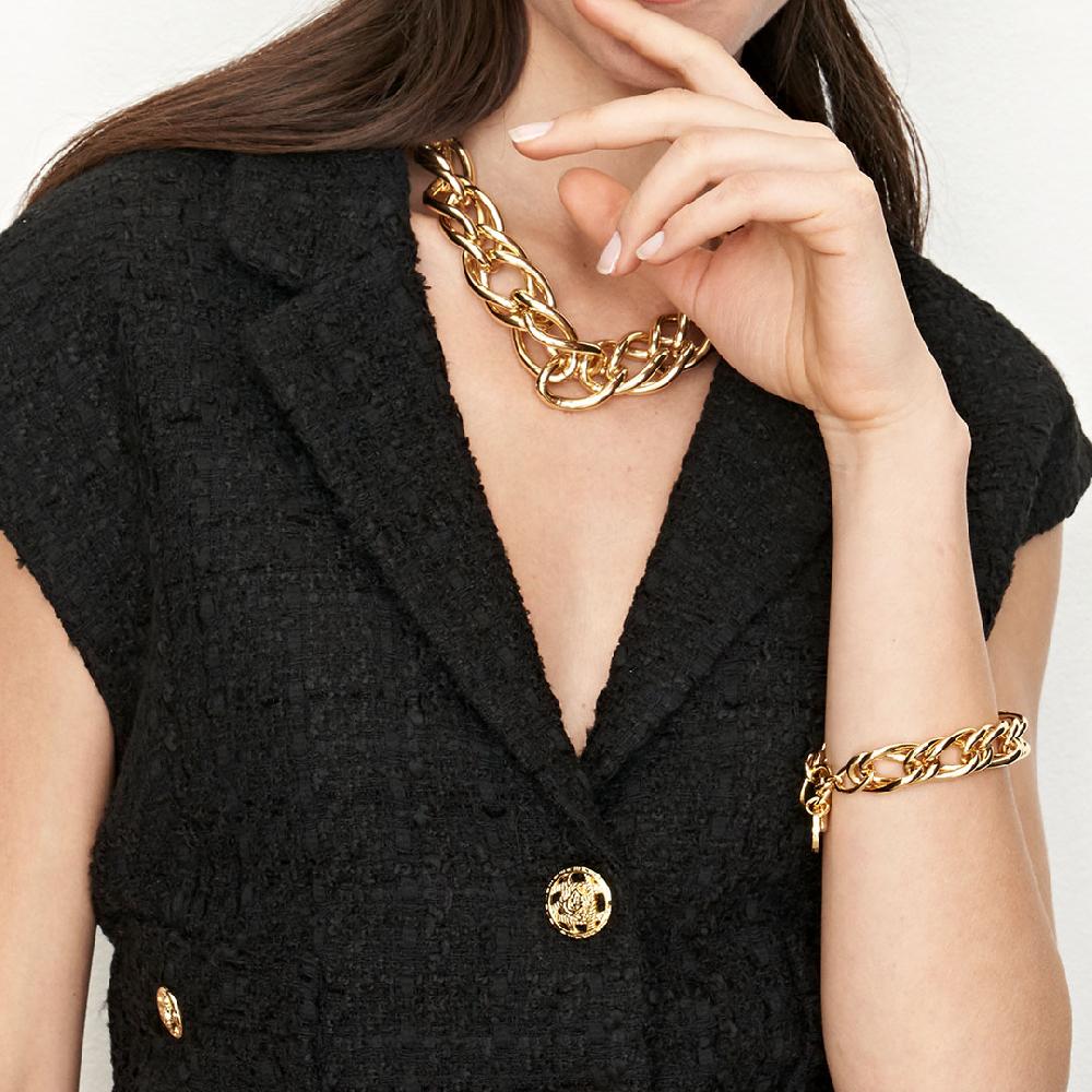 Unoaerre Bracciale In Bronzo Dorato 504575 | UNOAERRE Gioielli