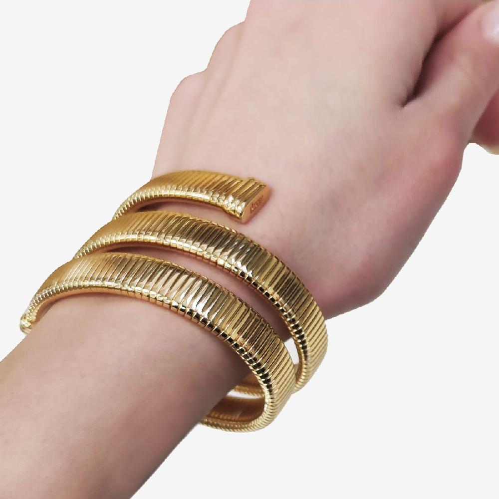 Unoaerre Bracciale In Bronzo Dorato Rigido | UNOAERRE Gioielli