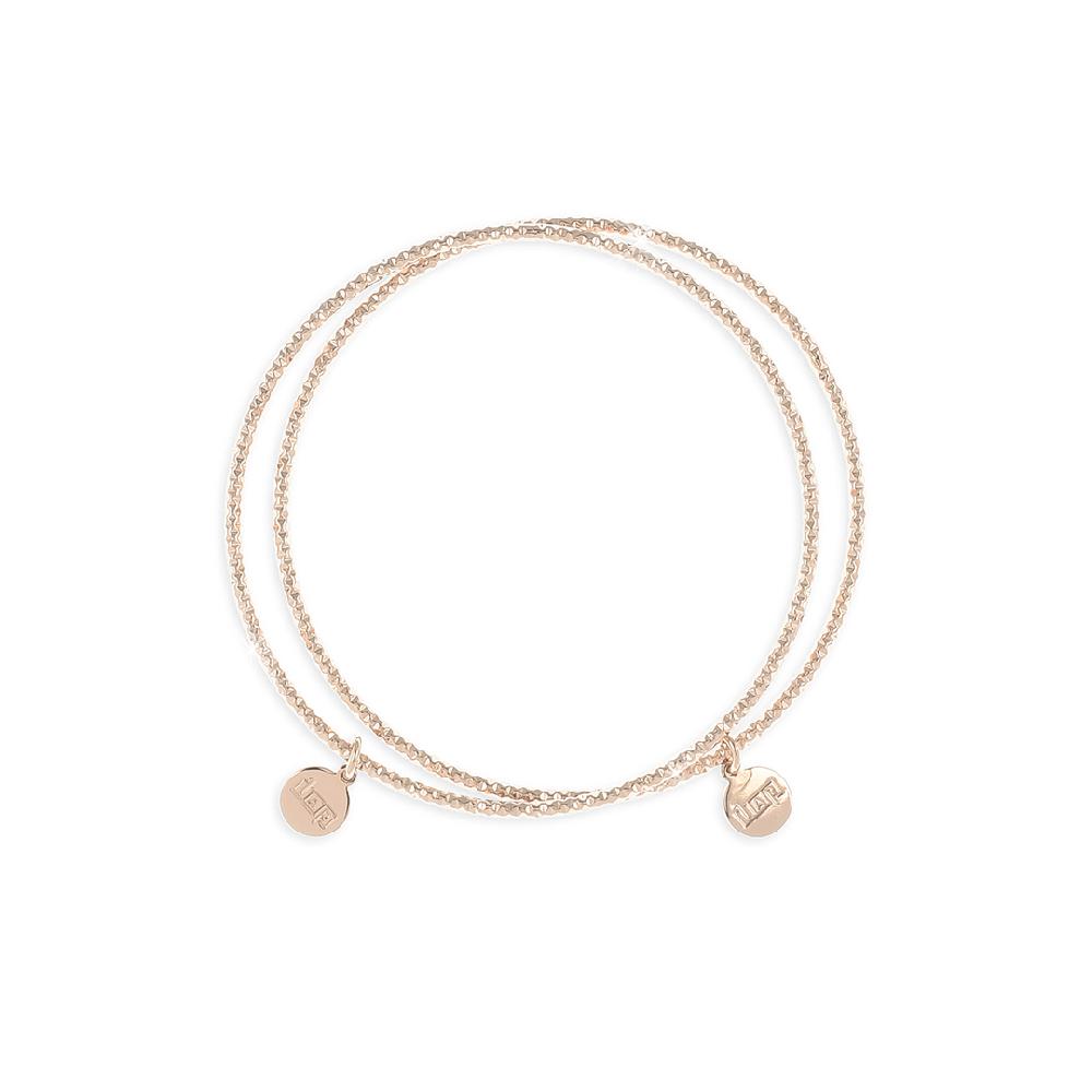 Unoaerre bracciale in bronzo dorato rosa 401019 | UNOAERRE Gioielli
