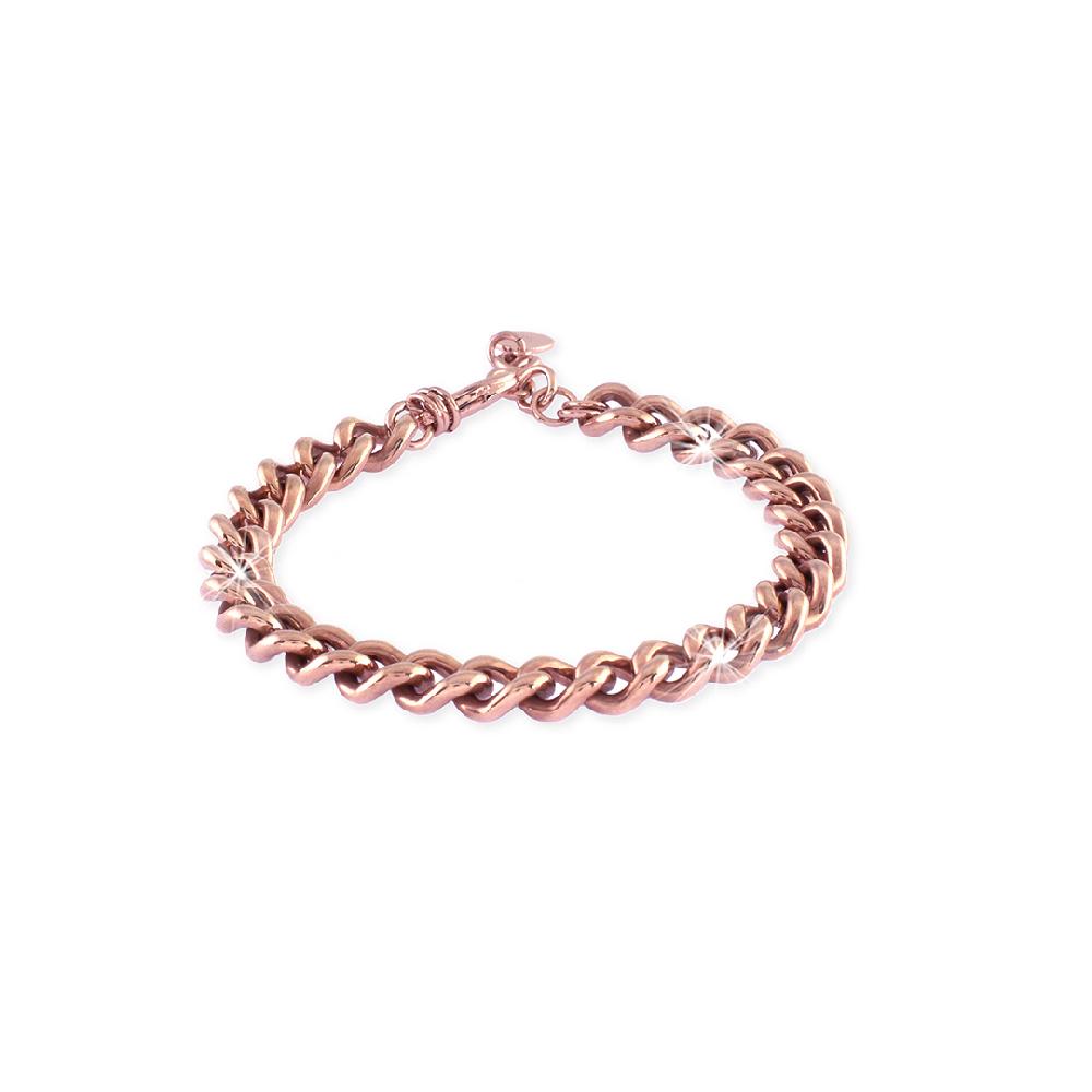 Unoaerre bracciale in bronzo dorato rosa 458652 | UNOAERRE Gioielli