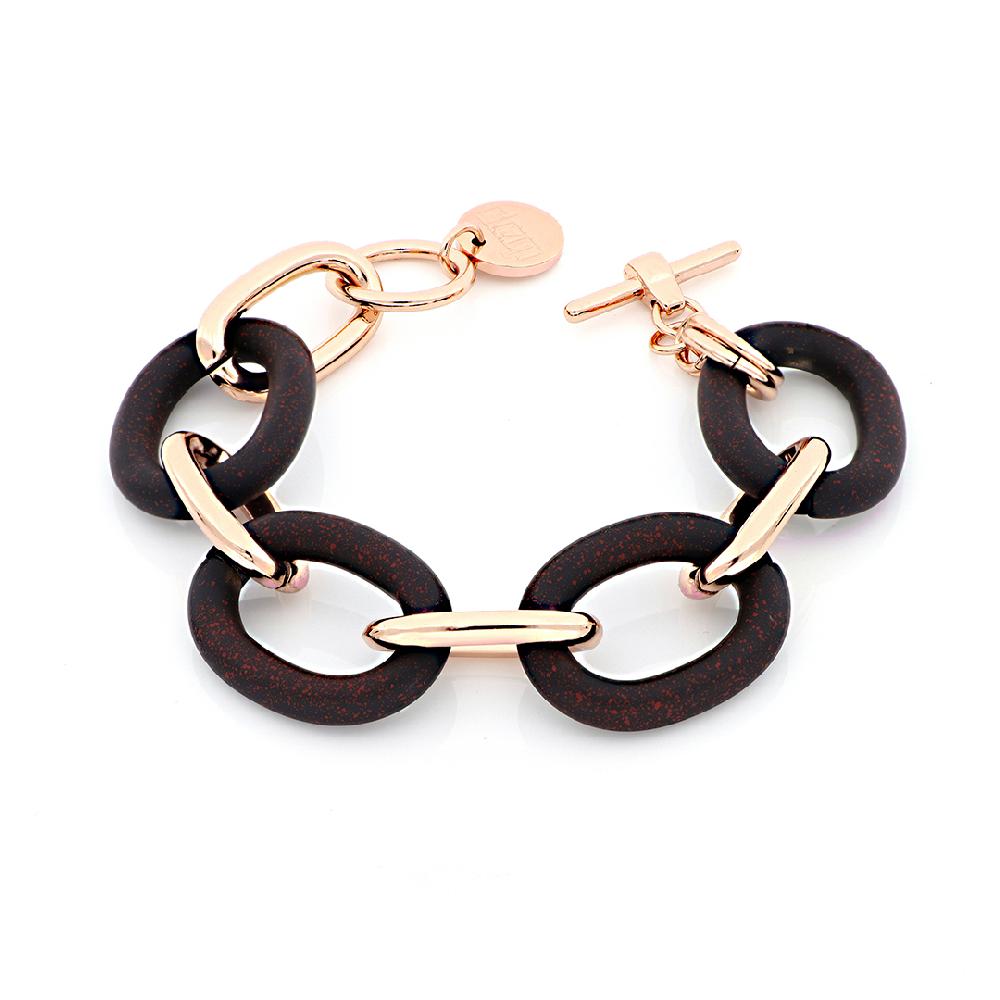 Unoaerre bracciale in bronzo dorato rosa 498384 | UNOAERRE Gioielli