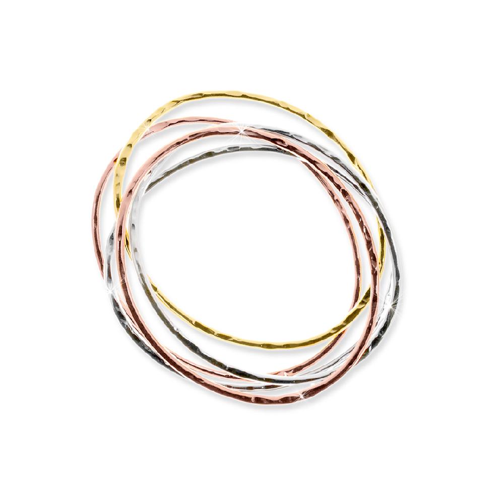 Unoaerre bracciale in bronzo tre colori 477432 | UNOAERRE Gioielli