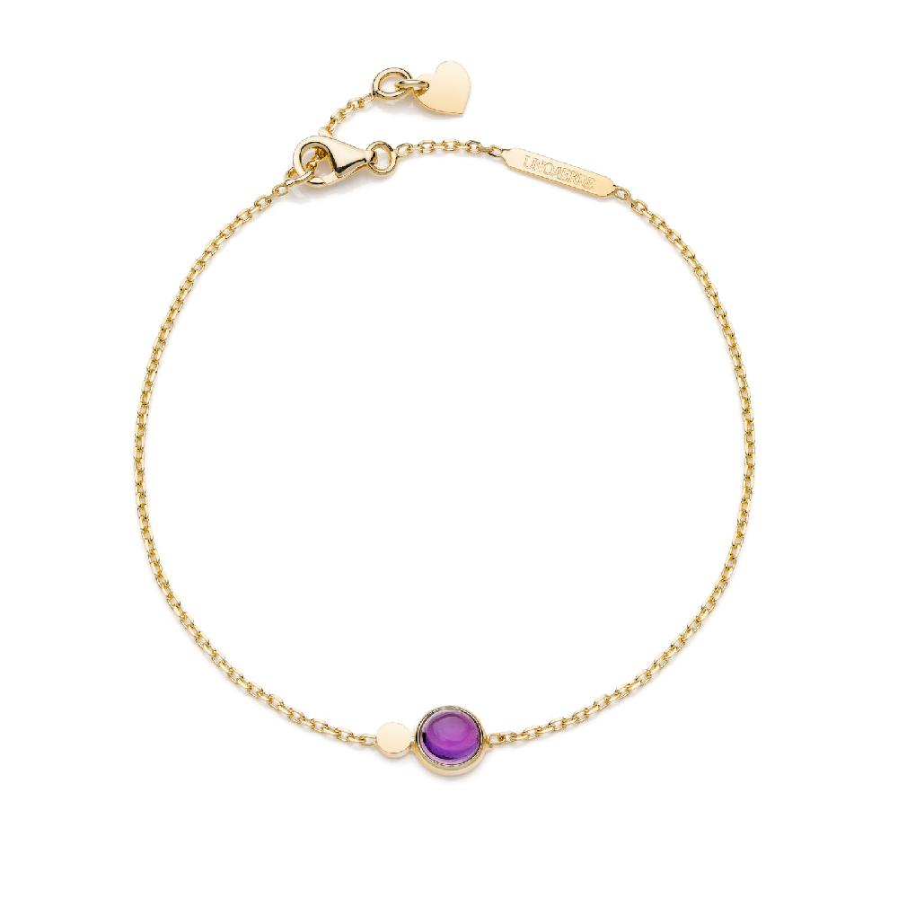 Unoaerre Bracciale in oro e ametista | UNOAERRE Gioielli