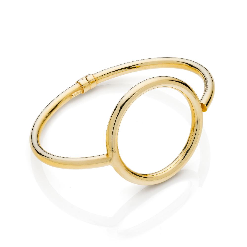 Unoaerre Bracciale rigido in argento dorato | UNOAERRE Gioielli