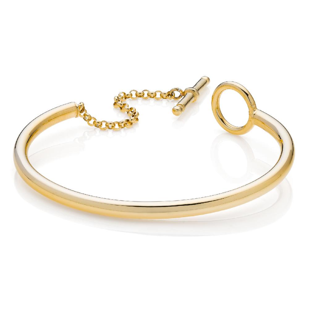 Unoaerre Bracciale rigido in argento dorato | UNOAERRE Gioielli