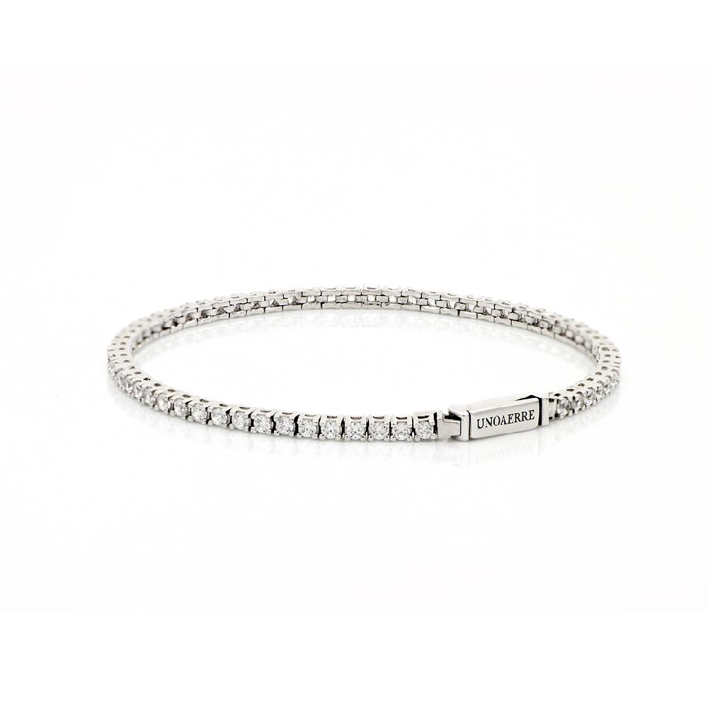 Unoaerre Bracciale Tennis In Argento Con Zirconi | UNOAERRE Gioielli