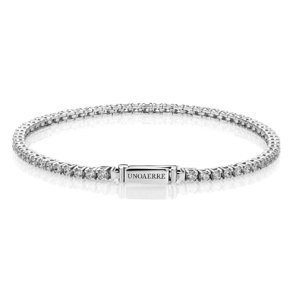 Unoaerre Bracciale Tennis in Argento con zirconi | UNOAERRE Gioielli