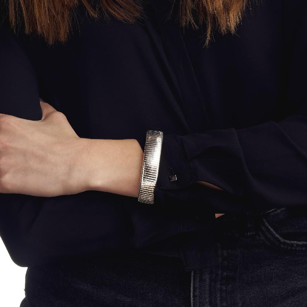 Unoaerre Bracciale Tubogas In Bronzo Argentato | UNOAERRE Gioielli