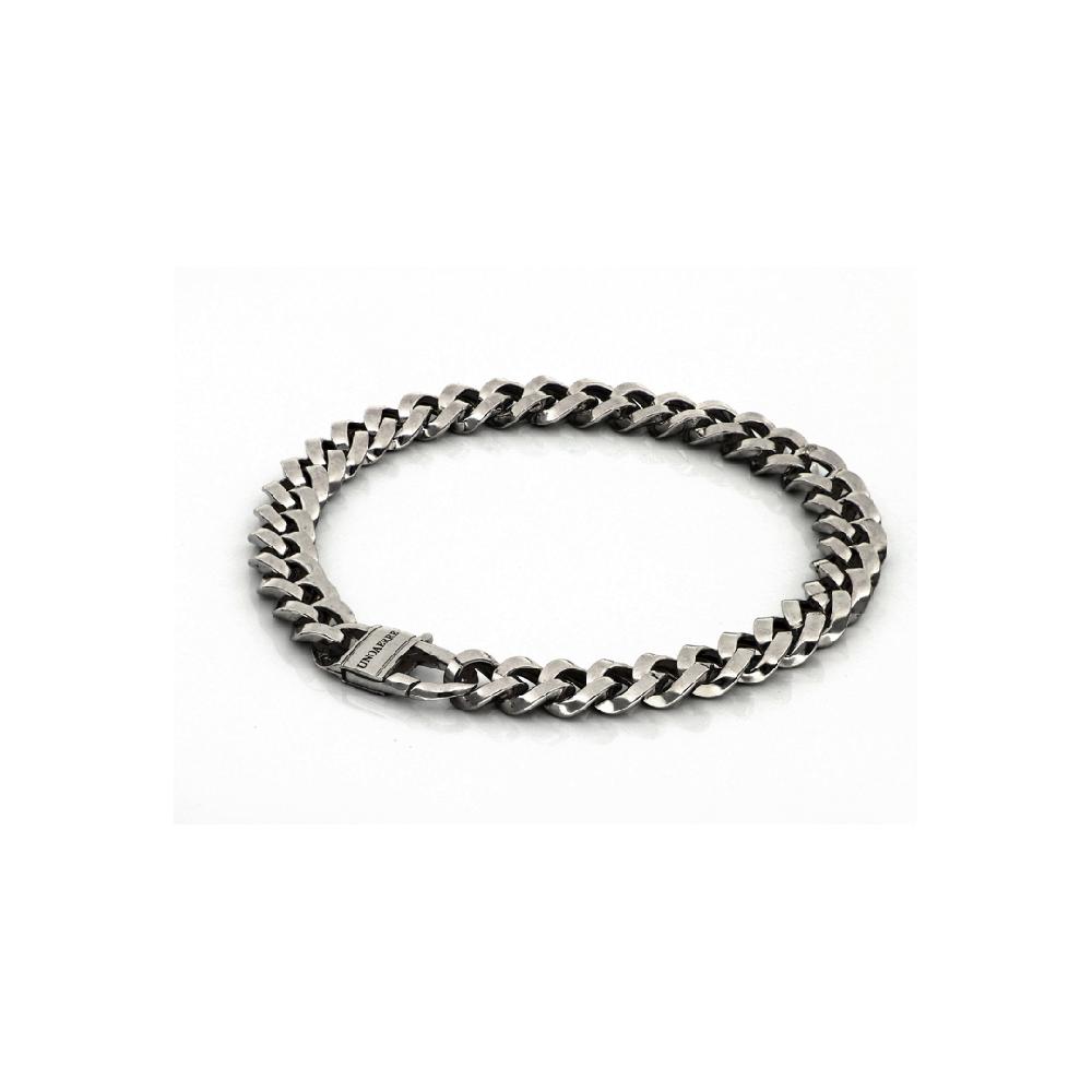 Unoaerre Bracciale Uomo Argento brunito 502706 | UNOAERRE Gioielli