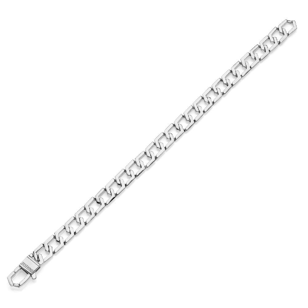 Unoaerre Bracciale uomo argento groumette | UNOAERRE Gioielli