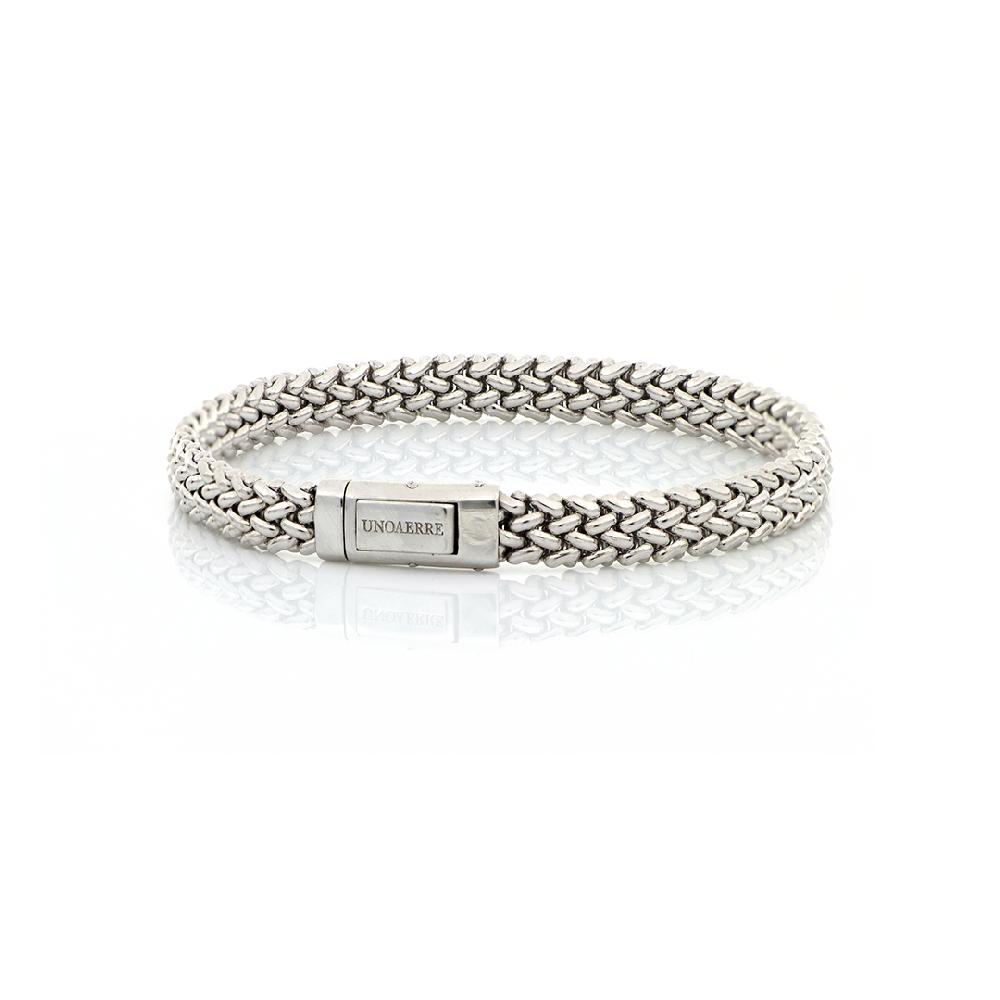Unoaerre Bracciale Uomo in Argento bianco 502699 | UNOAERRE Gioielli