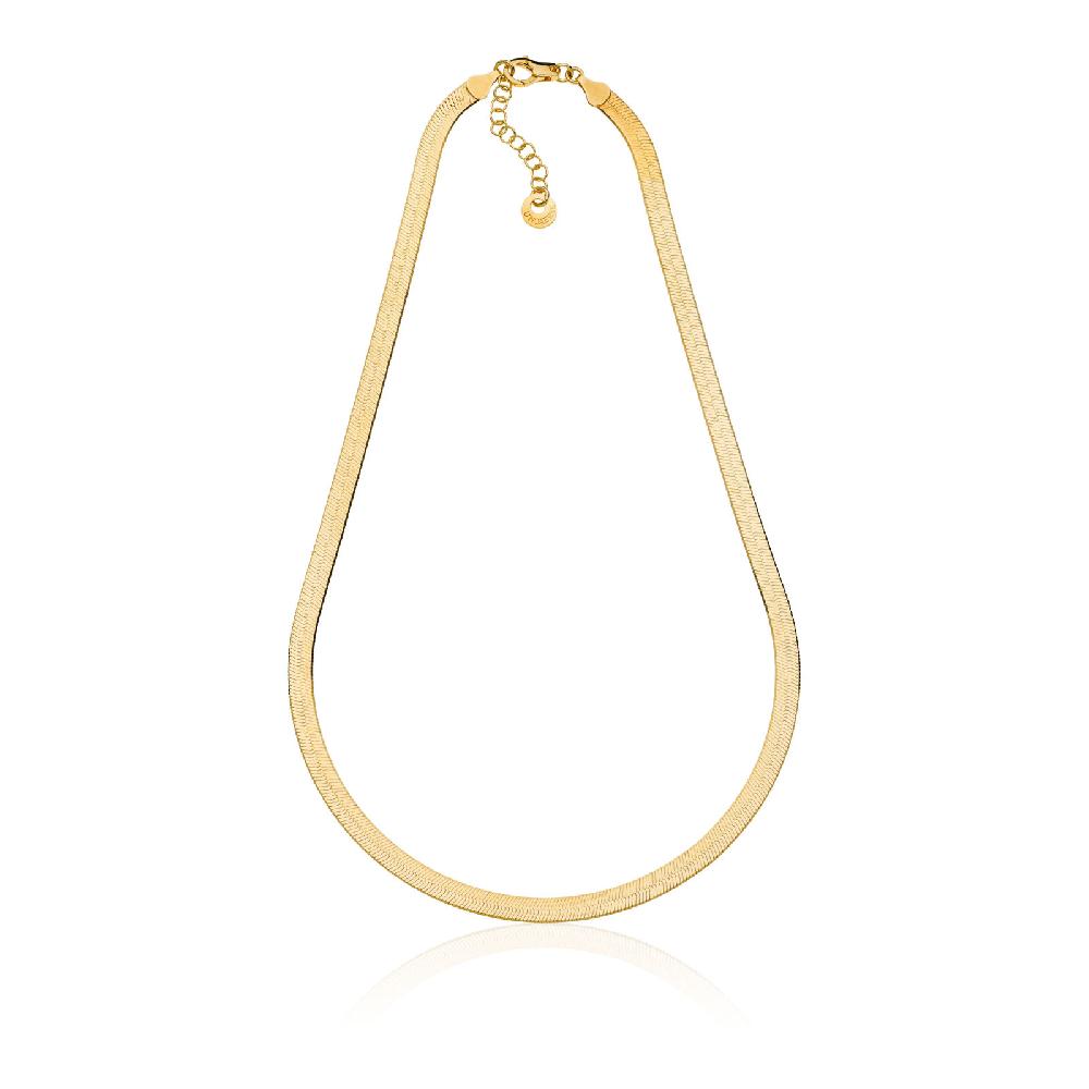 Unoaerre Collana Catena Donna In Argento Dorato | UNOAERRE Gioielli