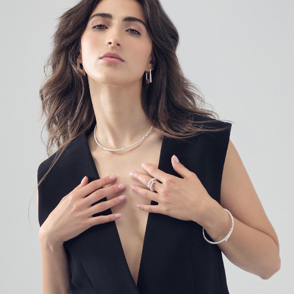 Unoaerre Collana Chiodo Argentato | UNOAERRE Gioielli