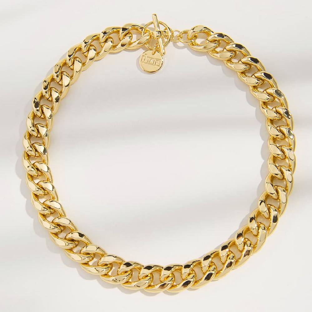 Unoaerre Collana Di Catena Grumetta In Bronzo Con Bagno In Oro | UNOAERRE Gioielli