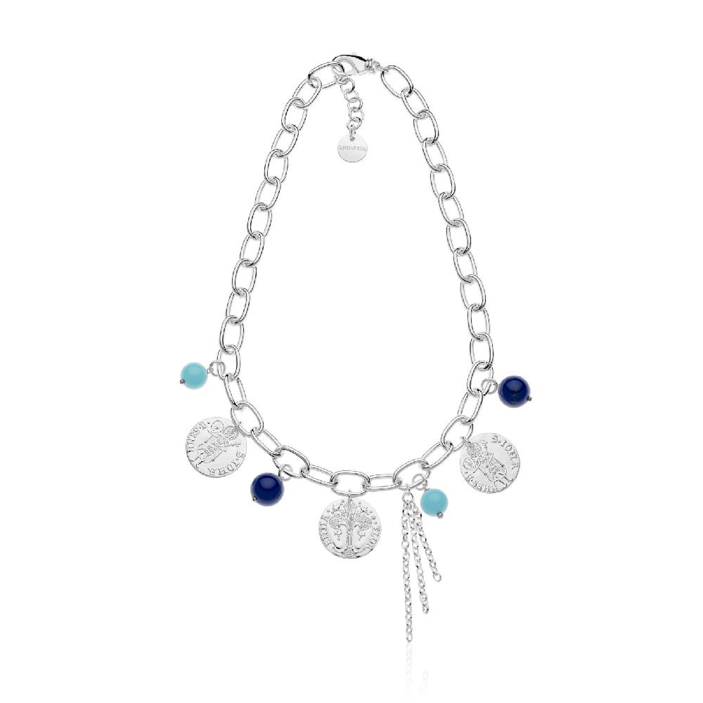 Unoaerre Collana donna argentata con charms | UNOAERRE Gioielli