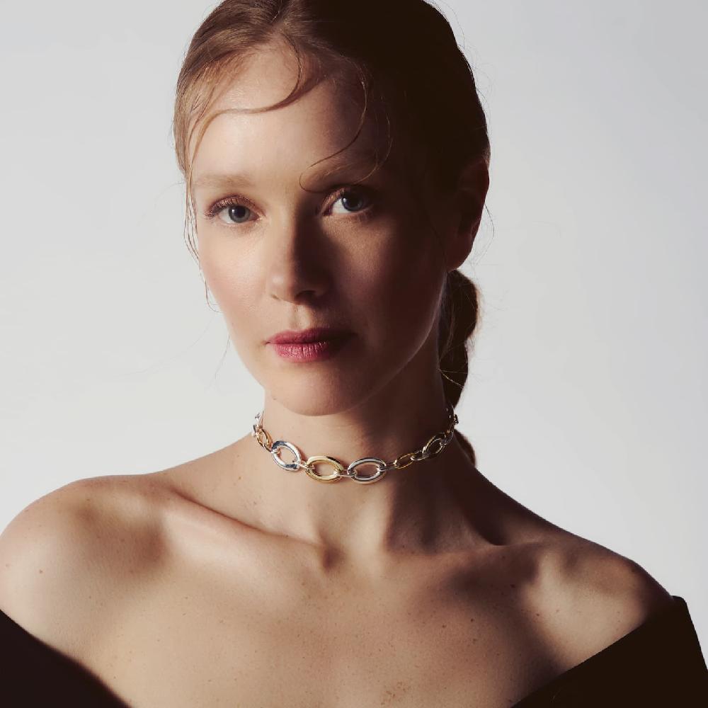 Unoaerre Collana Donna Bicolore Infinity | UNOAERRE Gioielli