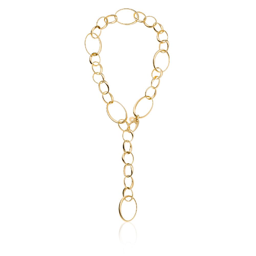 Unoaerre Collana donna catena in argento dorato | UNOAERRE Gioielli