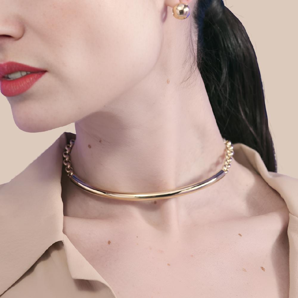 Unoaerre Collana Donna In Argento Dorato | UNOAERRE Gioielli