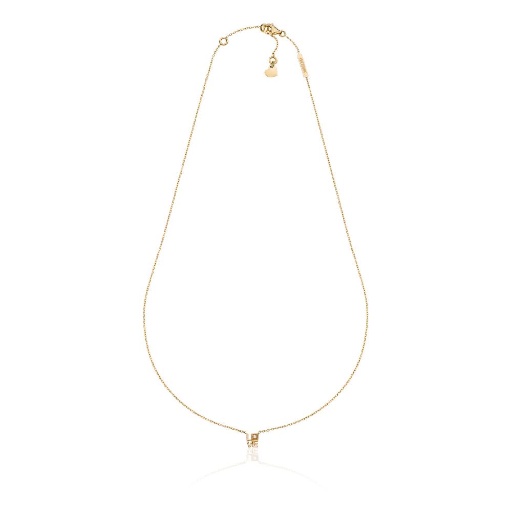 Unoaerre Collana donna in oro con diamante | UNOAERRE Gioielli