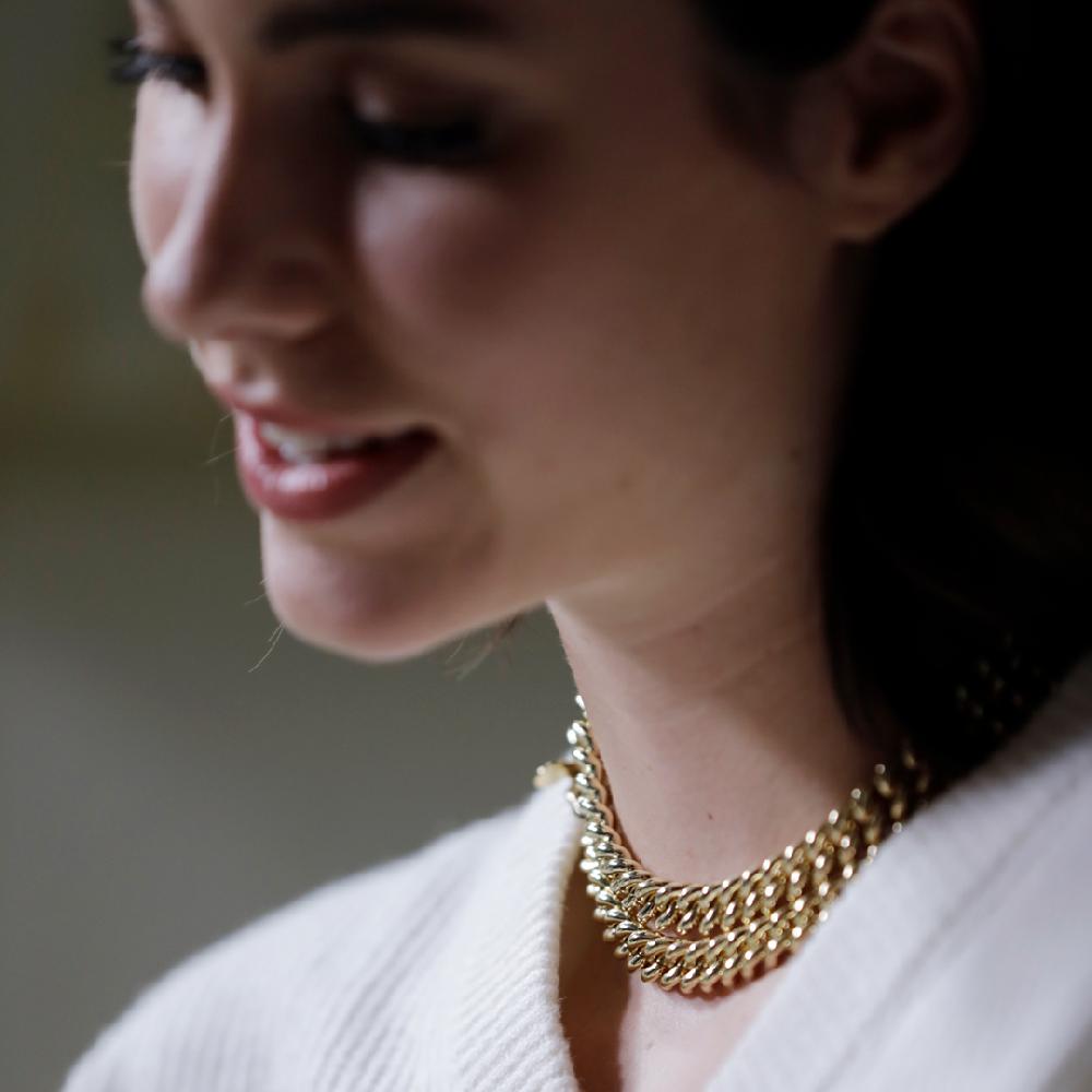Unoaerre Collana Groumette Placcata Oro Giallo | UNOAERRE Gioielli