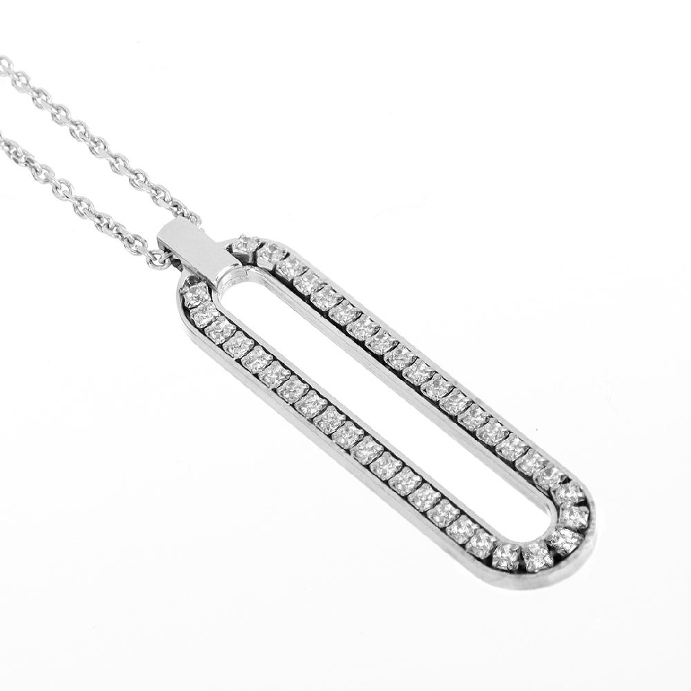 Unoaerre Collana In Argento 925 E Zirconi | UNOAERRE Gioielli