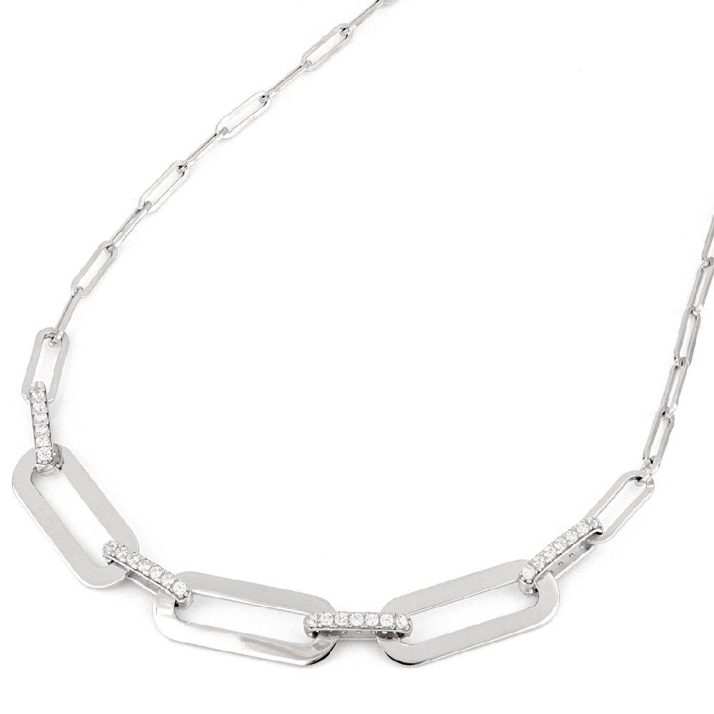 Unoaerre Collana In Argento Bianco 504333 | UNOAERRE Gioielli