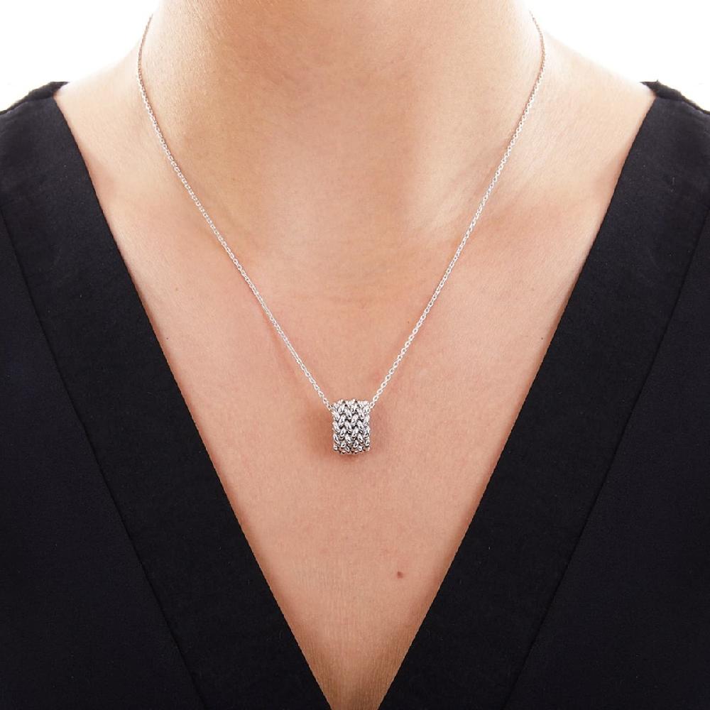 Unoaerre Collana In Argento Bianco 509521 | UNOAERRE Gioielli