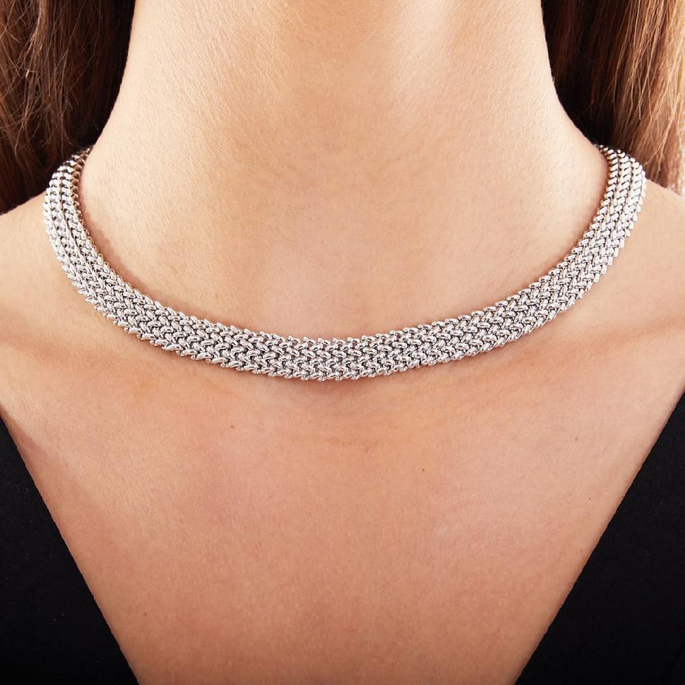 Unoaerre Collana In Argento Bianco 509527 | UNOAERRE Gioielli