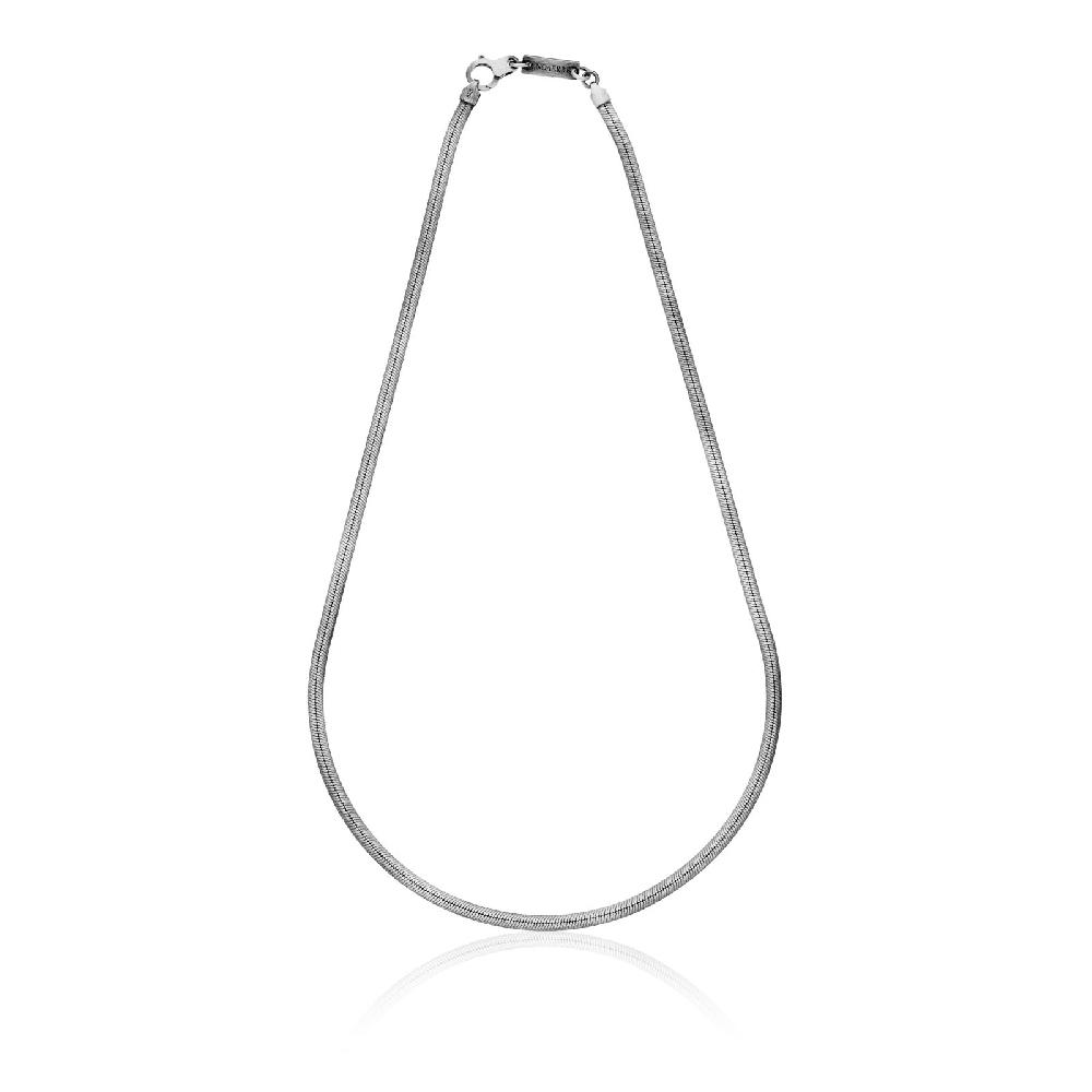 Unoaerre Collana in argento brunito uomo | UNOAERRE Gioielli