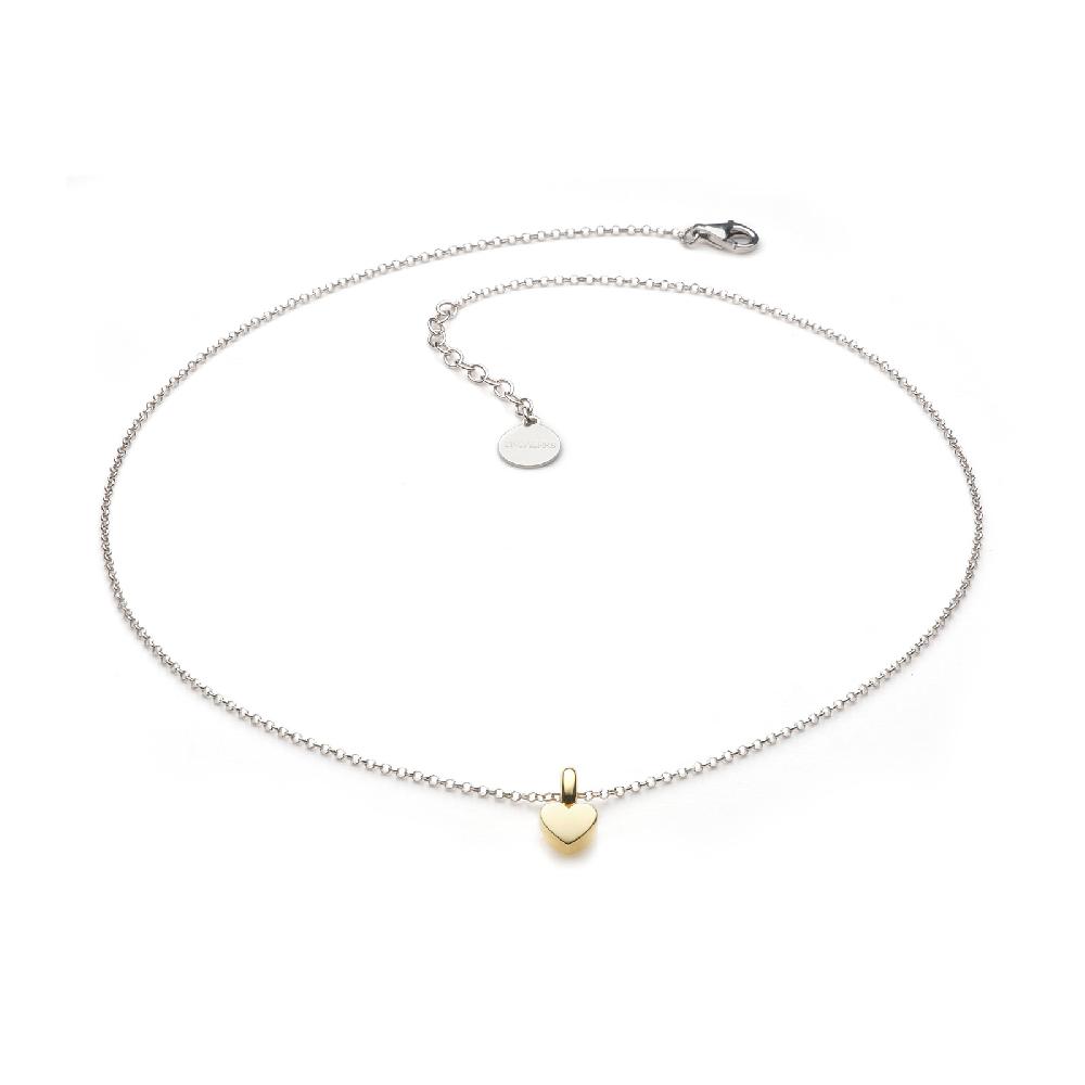 Unoaerre Collana In Argento Con Cuore | UNOAERRE Gioielli