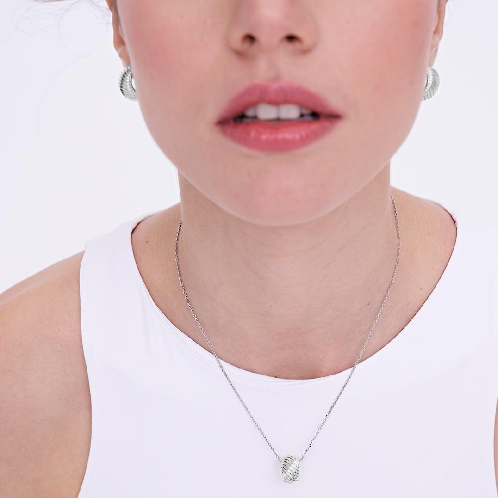 Unoaerre Collana In Argento Con Pendente | UNOAERRE Gioielli