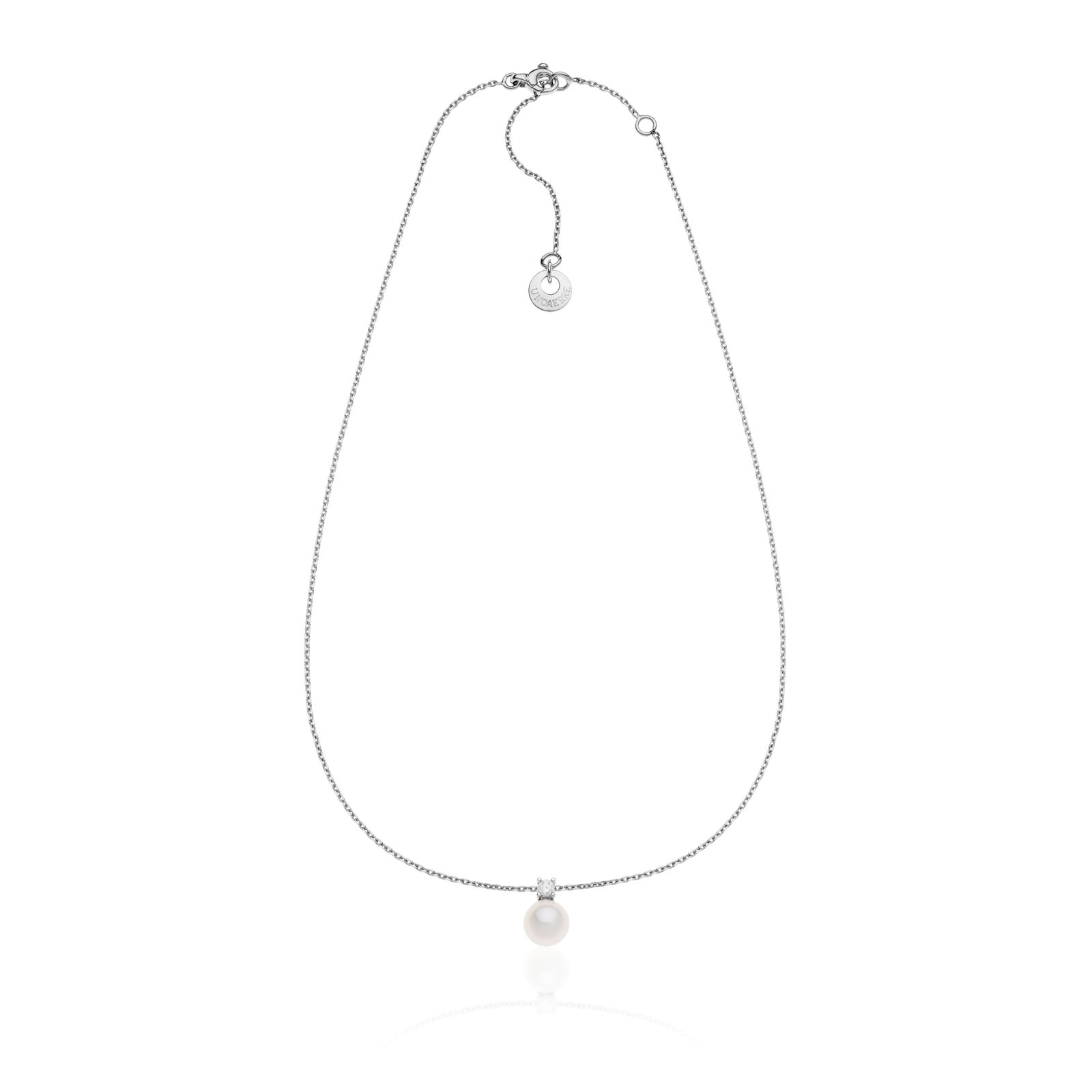 Unoaerre Collana in argento con perla | UNOAERRE Gioielli