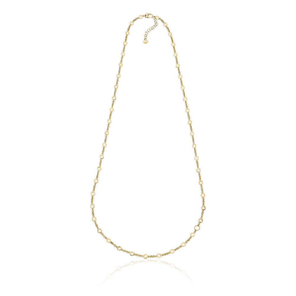 Unoaerre Collana In Argento Dorata | UNOAERRE Gioielli