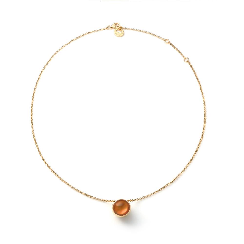 Unoaerre Collana in argento dorato e corniola | UNOAERRE Gioielli