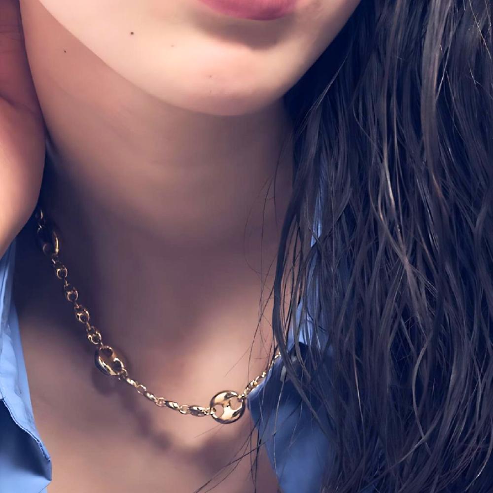 Unoaerre Collana In Argento Dorato | UNOAERRE Gioielli